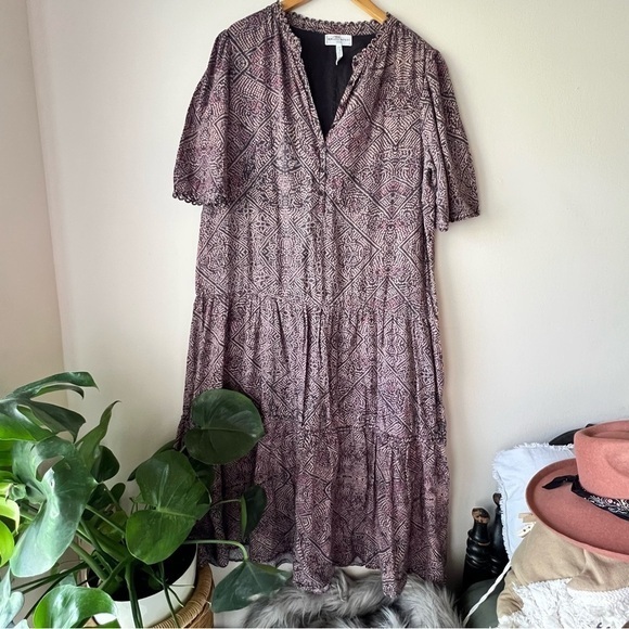 Apiece Apart Patterned Maxi Dress - Picture 2 of 12